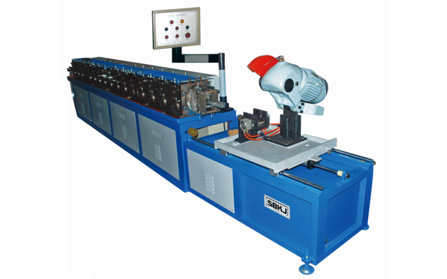 Transverse Duct Connector Flange Forming Machine
