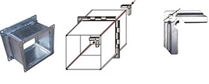 Transverse Duct Connector Flange Forming Machine